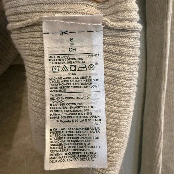 Old Navy Ribbed Flare Long Sleeve Top Size Small - Picture 4 of 5